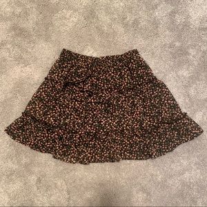 Sienna Sky Black Floral Skirt